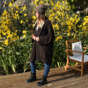 cardigan chaud duvet de yack