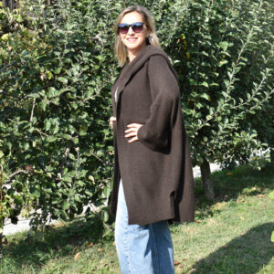 cardigan longue en laine