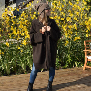cardigan longue sans fermeture yack