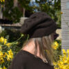 bonnet chaud en laine tombant