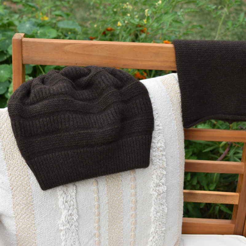 Bonnet classique en laine de yack 5 bonnet confortable duvet de yack