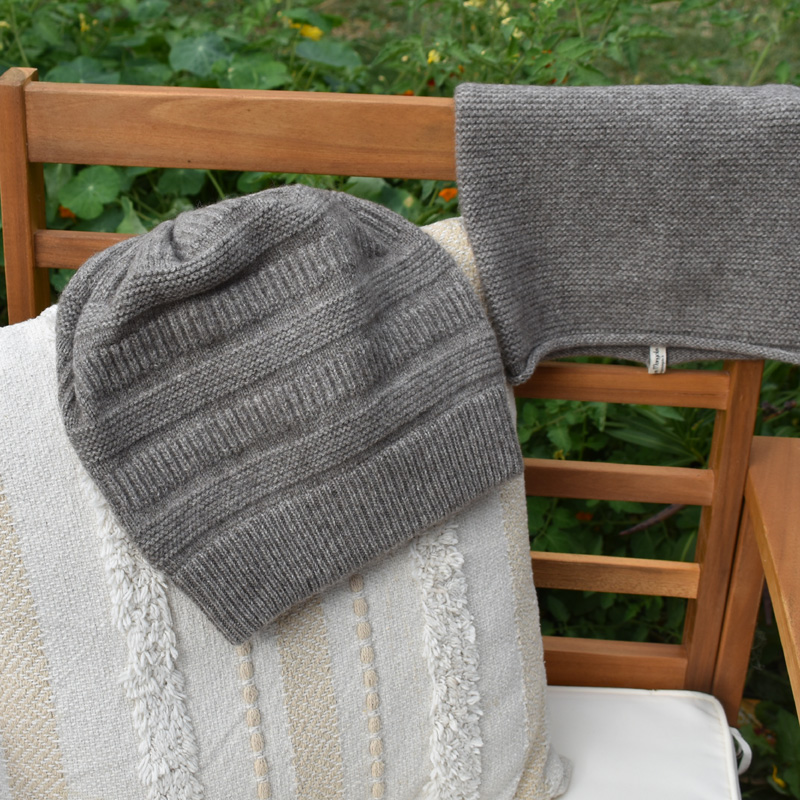 Bonnet classique en laine de yack 6 bonnet large en laine de yack