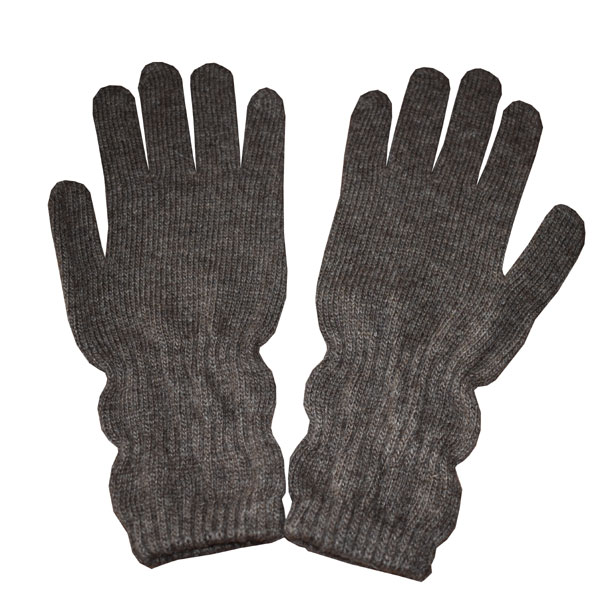 Gants En Laine Alpaga Pour Hommes - Anthracite - Très Chauds - Neufs Avec étiquettes