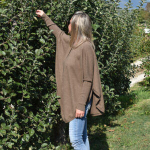 joli pontcho en laine femme