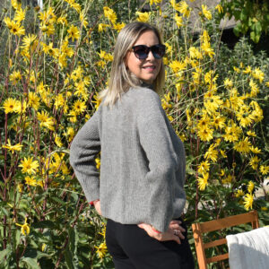 pull chaud leger en laine de yack