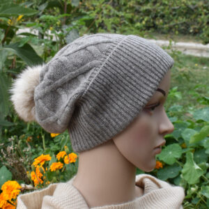 bonnet femme en laine de yack