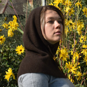 cagoule moderne en laine