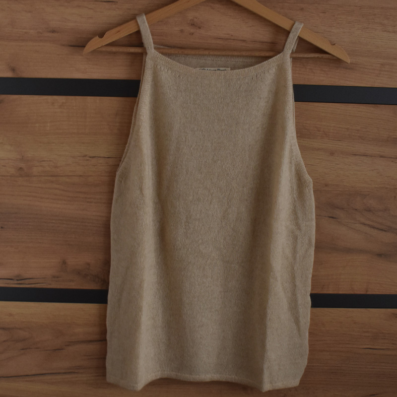 Débardeur femme en cachemire 8 debardeur beige en cachemire