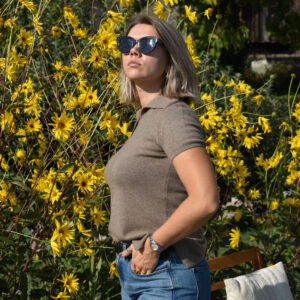 polo cachemire femme
